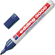 EDDING MARCADOR PERMANENTE 3000 1.5-3mm AZUL 3000-03